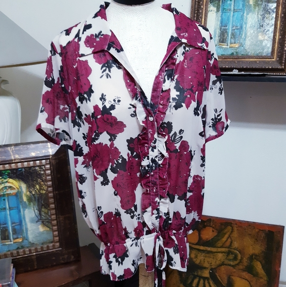 Womens Sheer Blouse MILLERS - Picture 8 of 8